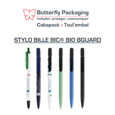Le Saviez-vous ? Il existe des stylos billes biodégradables avec protection antibactérienne.