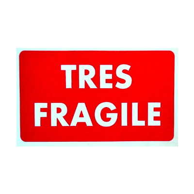 Étiquette de signalisation - FRAGILE